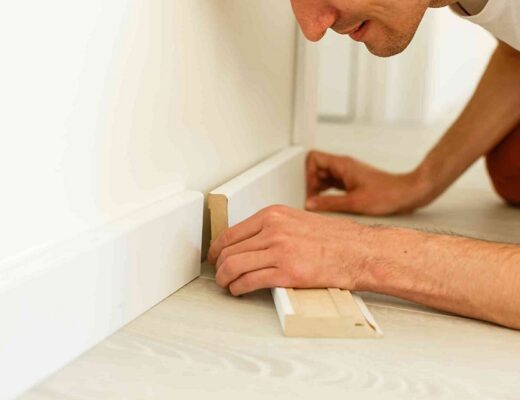 Installing Skirting Board Protective Solutions