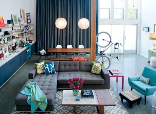 Smart Layout Tips For Making An Open Loft Feel Organized