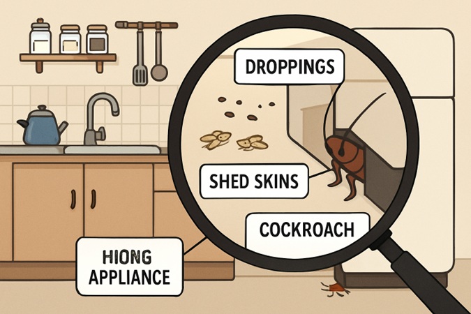 Signs Of A Cockroach Infestation