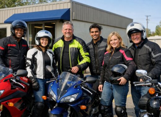 Motorcycle Endorsement With Walk-In Road