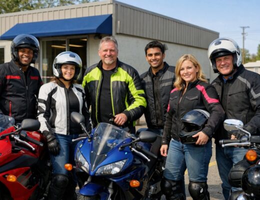 Motorcycle Endorsement With Walk-In Road