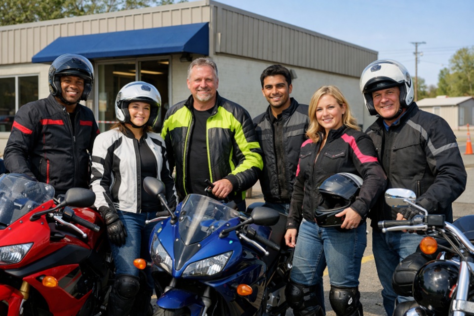 Motorcycle Endorsement With Walk-In Road